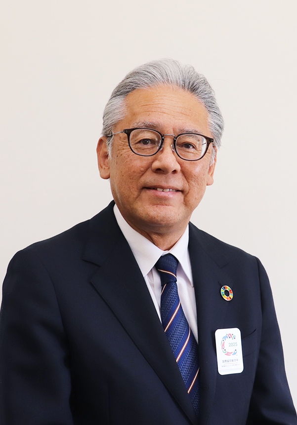 コープながの理事長の写真